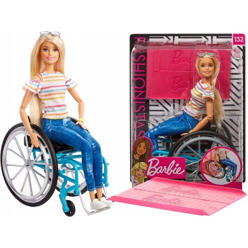 Barbie Boneca Fashionistas 132 de Cadeira De Rodas Shopee Brasil