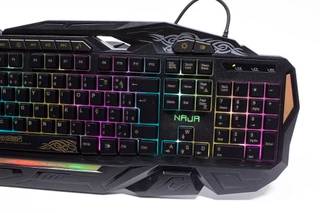 TECLADO GAMING TCO-803 USB OURO NAJA Mitsushiba