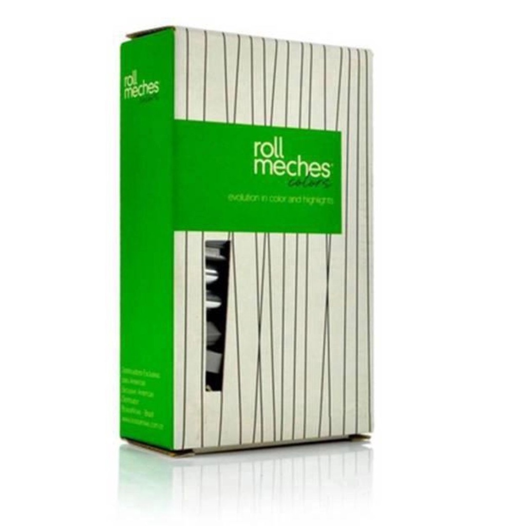 KIt De Mechas Roll Meches Colors Com Plaquete 30 Rollers | Shopee Brasil