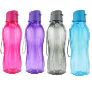 Garrafa SQUEEZE WEEZE TRANSLÚCIDA - 600 ml de plástico alta qualidade com diversas cores