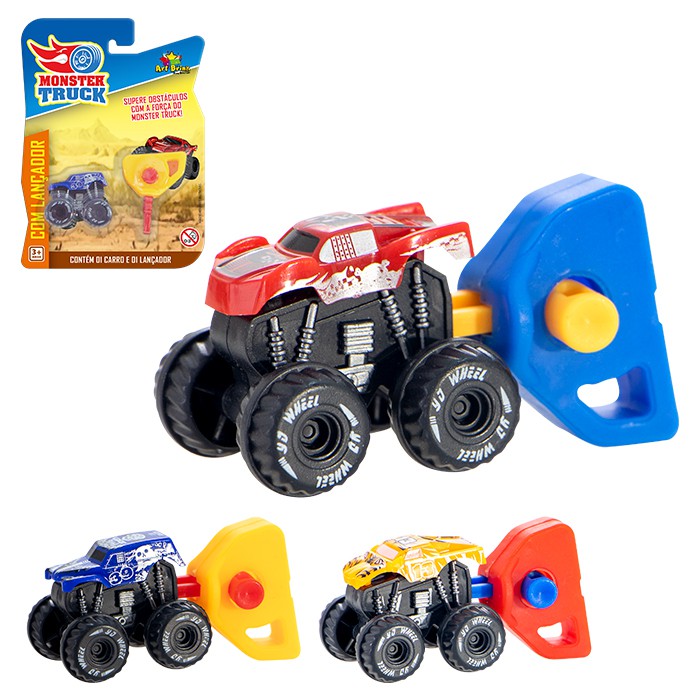 Kit Lançador De Carro Com 4 Carrinhos De Corrida Coloridos