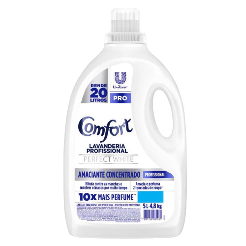 Amaciante Concentrado 5L Comfort Perfect White