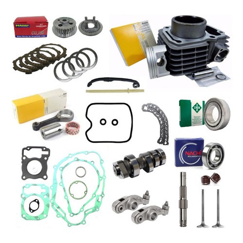 Kit Motor Completo Cg 125 Fan 2009 Embreagem Biela Rolamento Shopee