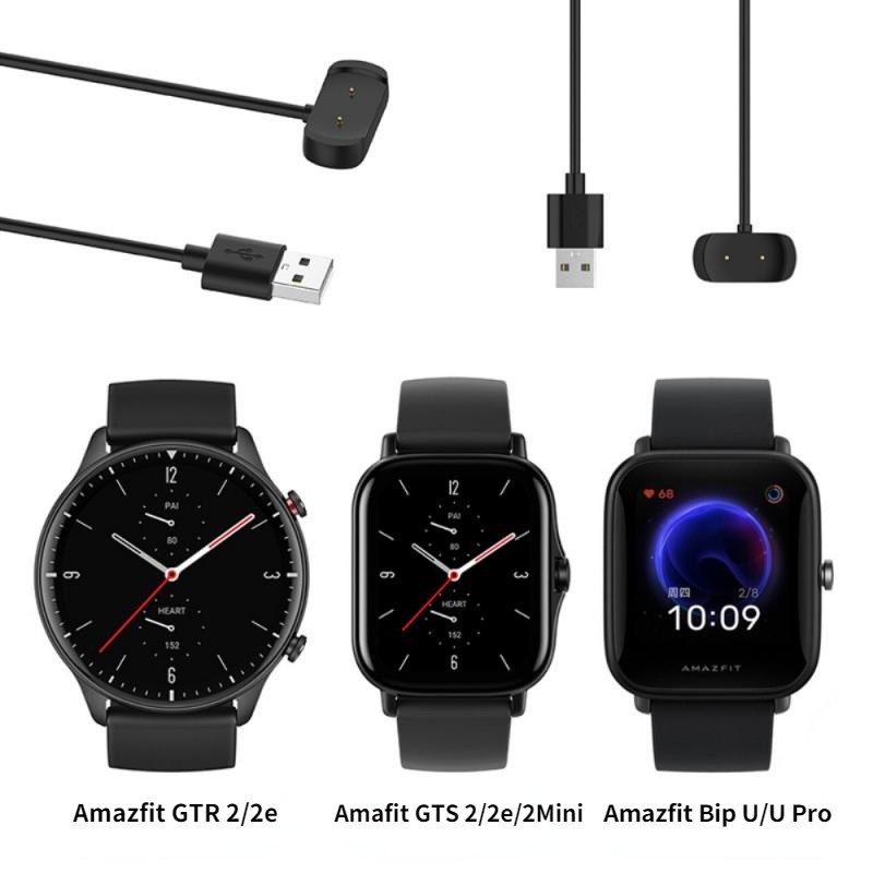 Cabo Carregador USB Para Amazfit GTR 2 2e/GTS 2mini/Bip U pro/T-Rex Smart Watch