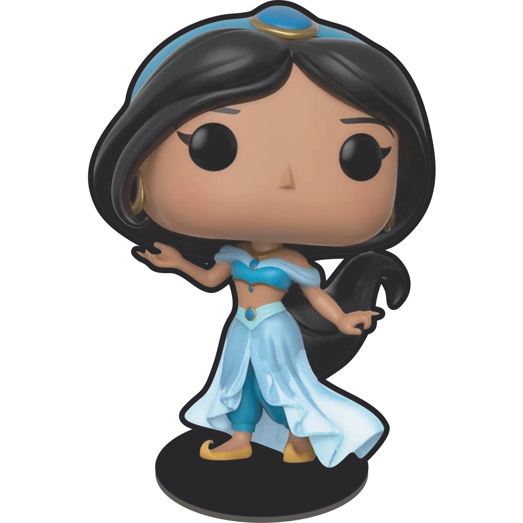 Bolinha Sabão Princesa Jasmine Alladin Disney 12u Jogo Tampa