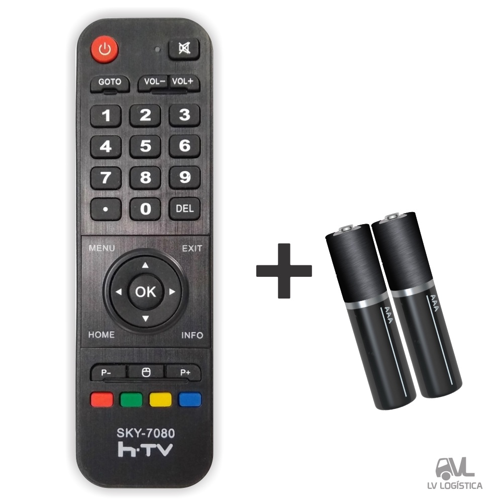 Controle Remoto Para Receptor Htv Htv3 Htv5 Htv6 Htv7 Box | Shopee Brasil