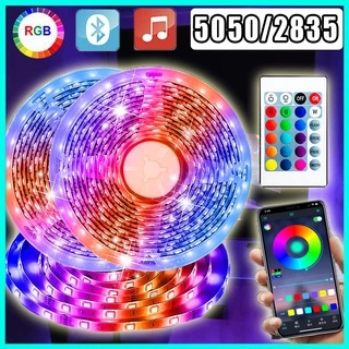 Fita LED Bluetooth 5V USB 5V 5050 2835 RGB 5M Para Sala De Estar De TV [Estoque Pronto]