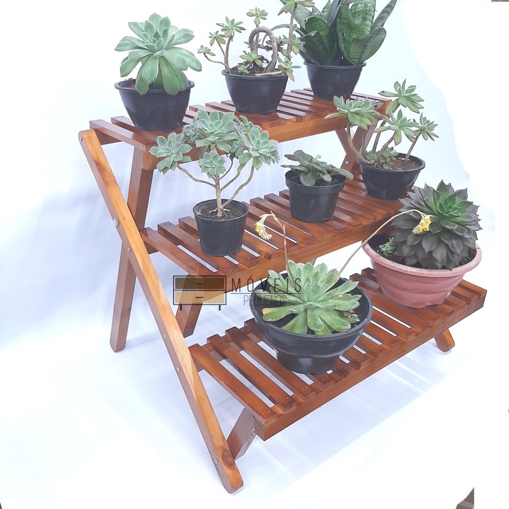 Jardim Vertical estante escada para vasos de plantas ou flores | Shopee ...