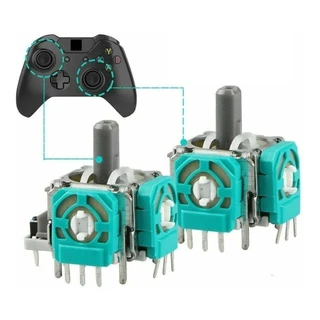 2x Analogico + 2x Botão Direcional Preto Controle Xbox One /S/Slim e Xs