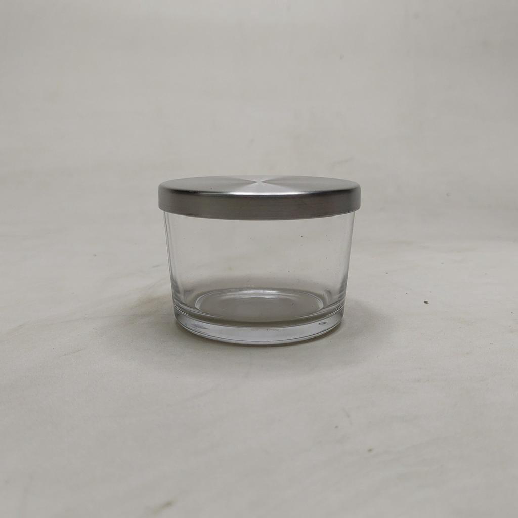 Pote Patê de Vidro Com Tampa Aluminio 150ml - 12 unid.