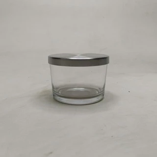 Pote Patê de Vidro Com Tampa Aluminio 150ml - 12 unid.