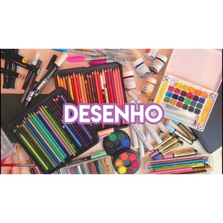 Material De Desenho : Lapis De Desenho 6b, Hb, Esfuminho, Guache- Escolha Na Variação