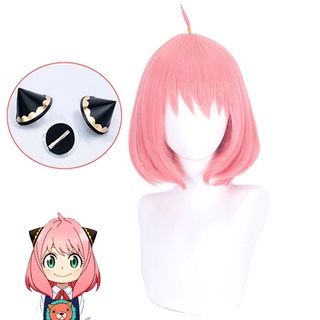 Anya Forger Cosplay Headwear, enfeites de cabelo preto, Spy X Family,  acessórios para perucas, adereços cônicos para meninas, Anime - AliExpress