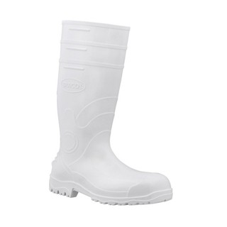 Bota De Pvc Cano Longo Branca N°41 - Bracol