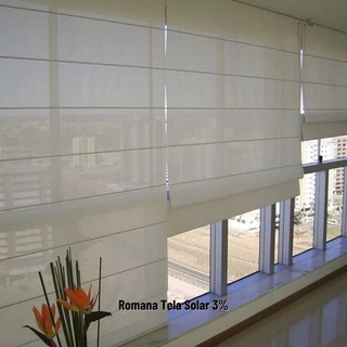 Persiana Romana Tela Solar 3% 