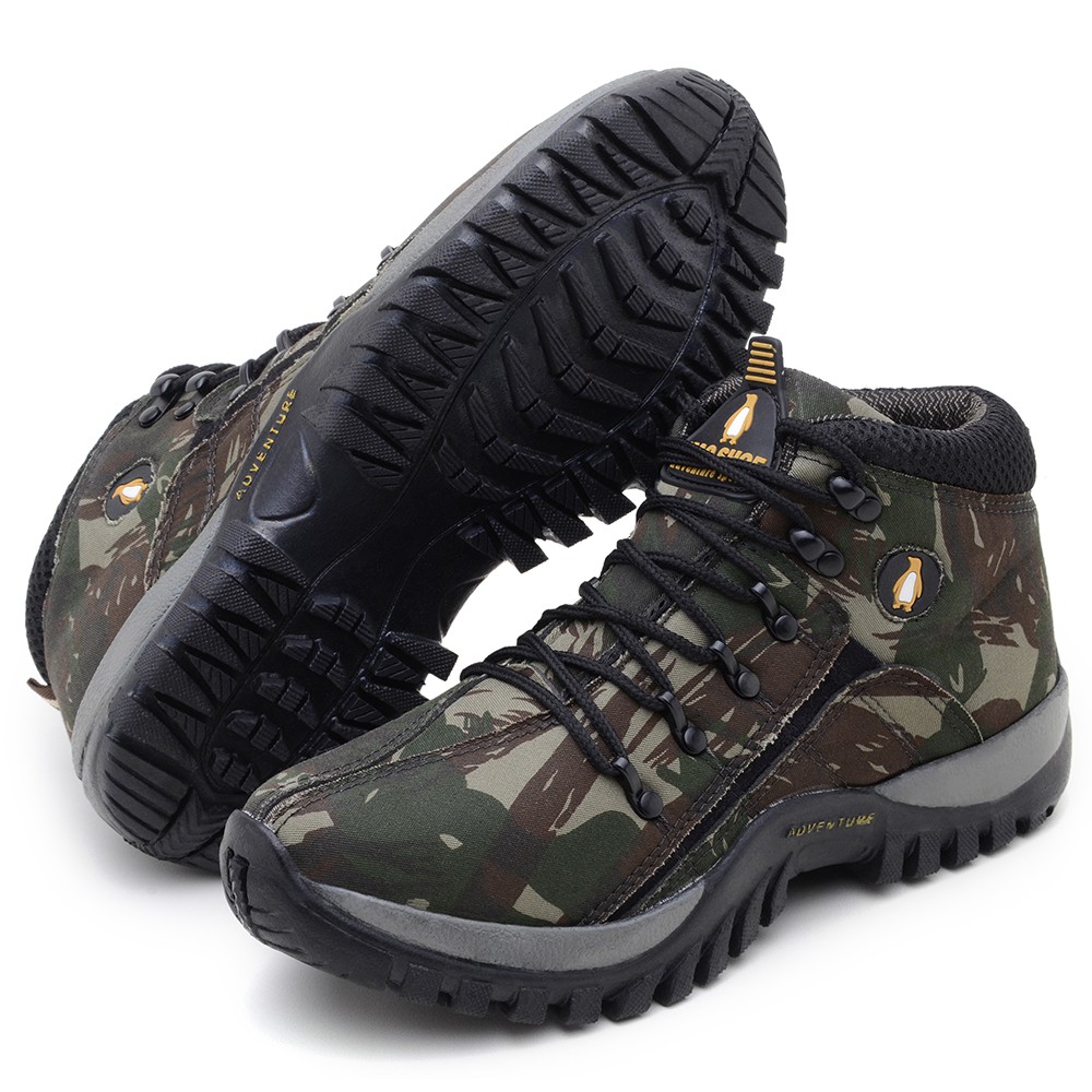 Bota adventure hot sale masculina camuflada