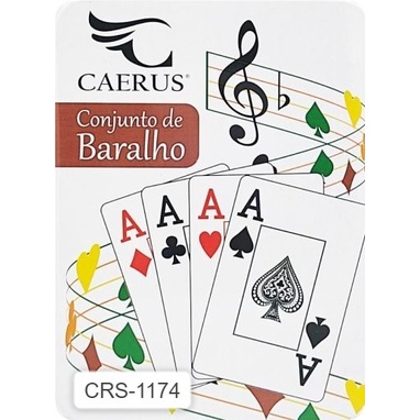 Jogo Baralho lata 108 cartas