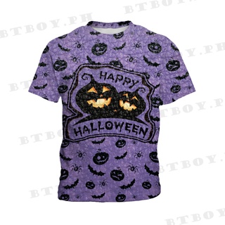 In Stocks 】 halloween Camiseta De Esqueleto Para Meninos Meninas Blusas  Impressas Em 3D Gola Redonda Versão Anime Camisa Diária Infantil