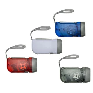 Lanterna De Dinamo Não Usa Pilhas Com 3 Leds - Cores