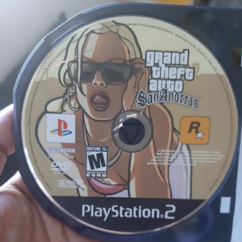 Grand Theft Auto San Andreas Ps2 Original Completo C/poster em Promoção na  Americanas
