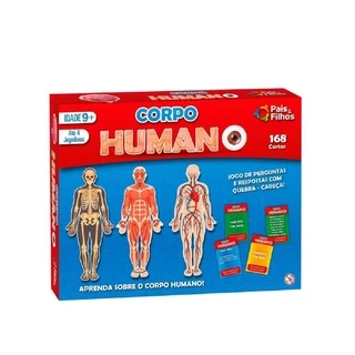 Jogo Infantil Divertido Corpo Humano 2808 Pais e Filhos