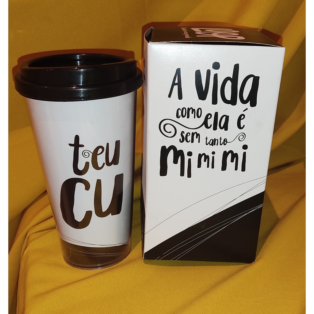 COPO BUCKS TEU CU 480ML - Copo Bucks Com Tampa de Café | Shopee Brasil