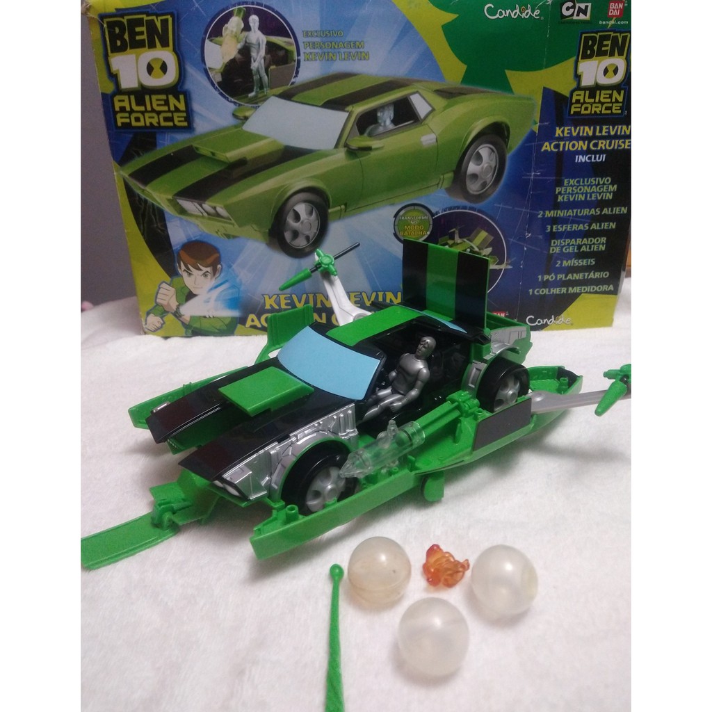 Ben 10 Alien Force Carro Do Kevin Bandai Com a caixa Original RARIDADE |  Shopee Brasil