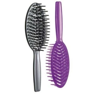 Escova de Cabelo Plástico Jacaré Grossa Cores sortidas