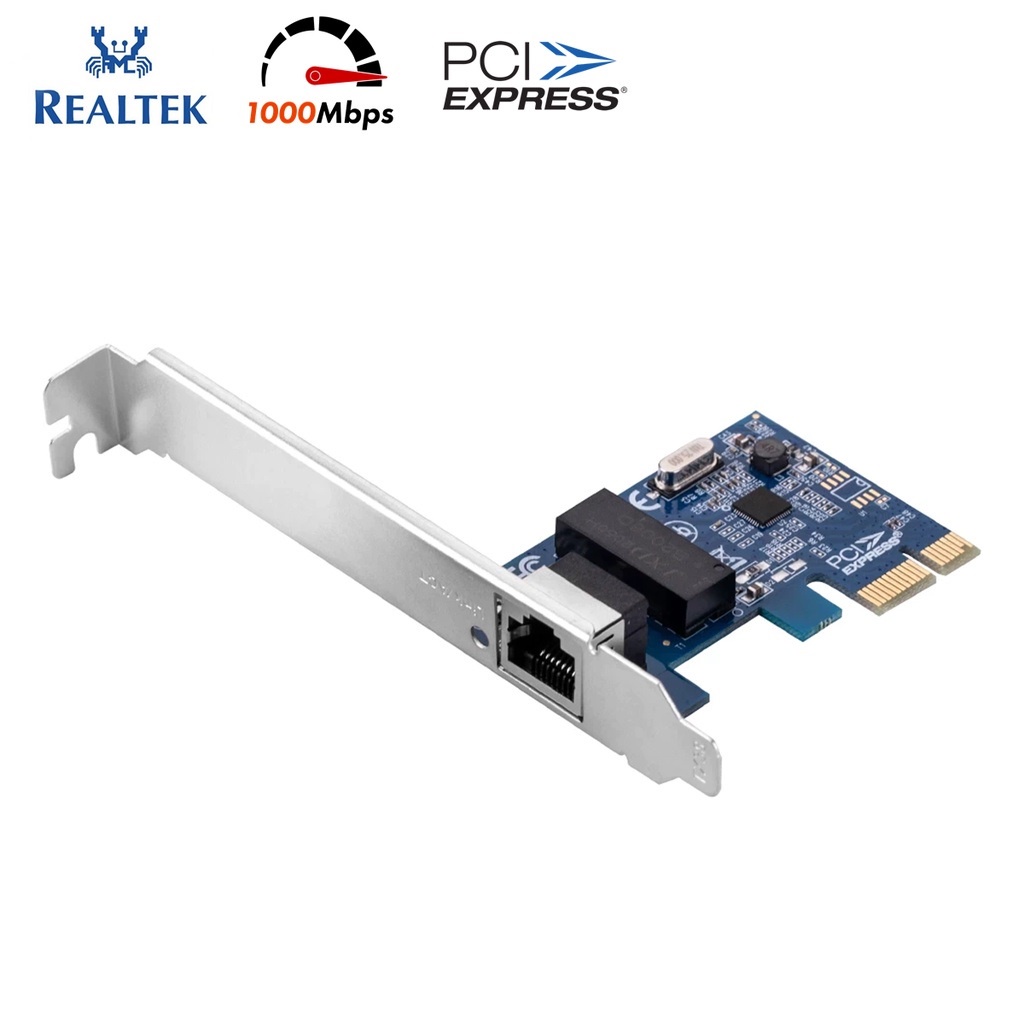 Placa de Rede Ethernet Realtek Pci-Ex x1 Gigabit (10/100/1000 Mbps ...