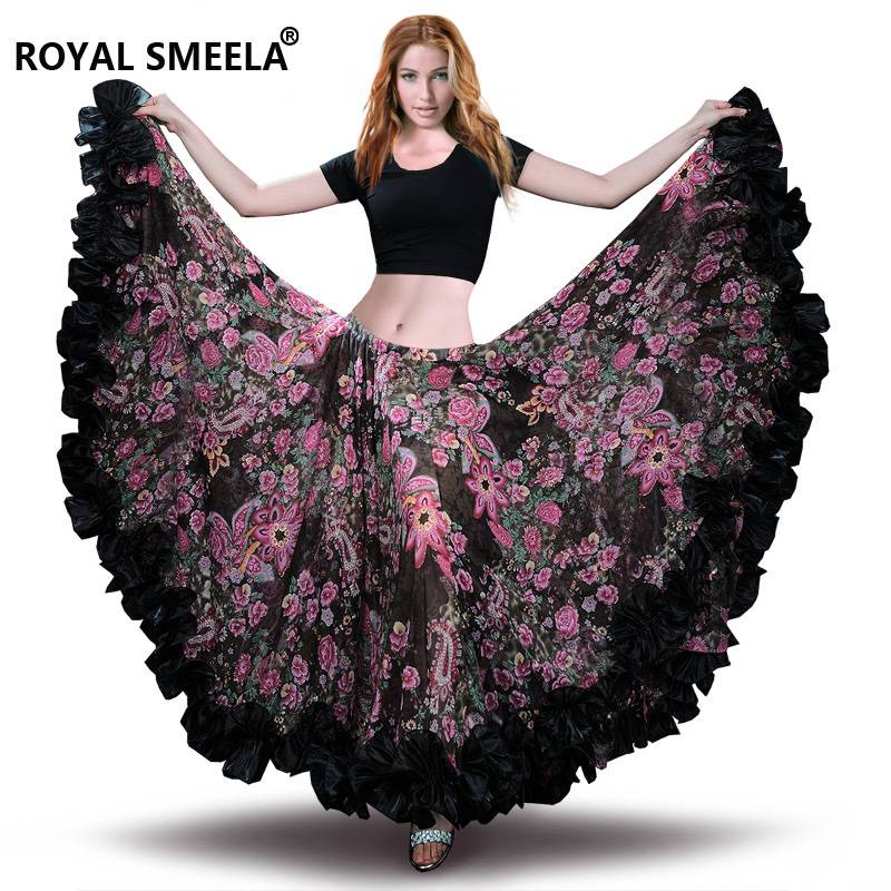 ROYAL SMEELA Traje de dança do ventre para mulheres Saias de dança