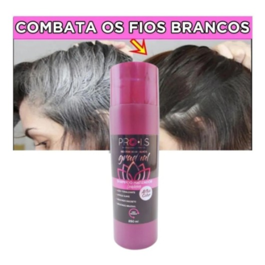 Shampoo Escurecimento De Cabelo Para Cabelo Branco Feminino Novo ...