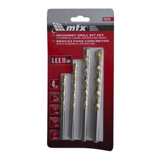 Jogo de Broca Para Concreto 5A10MM 708259 MTX