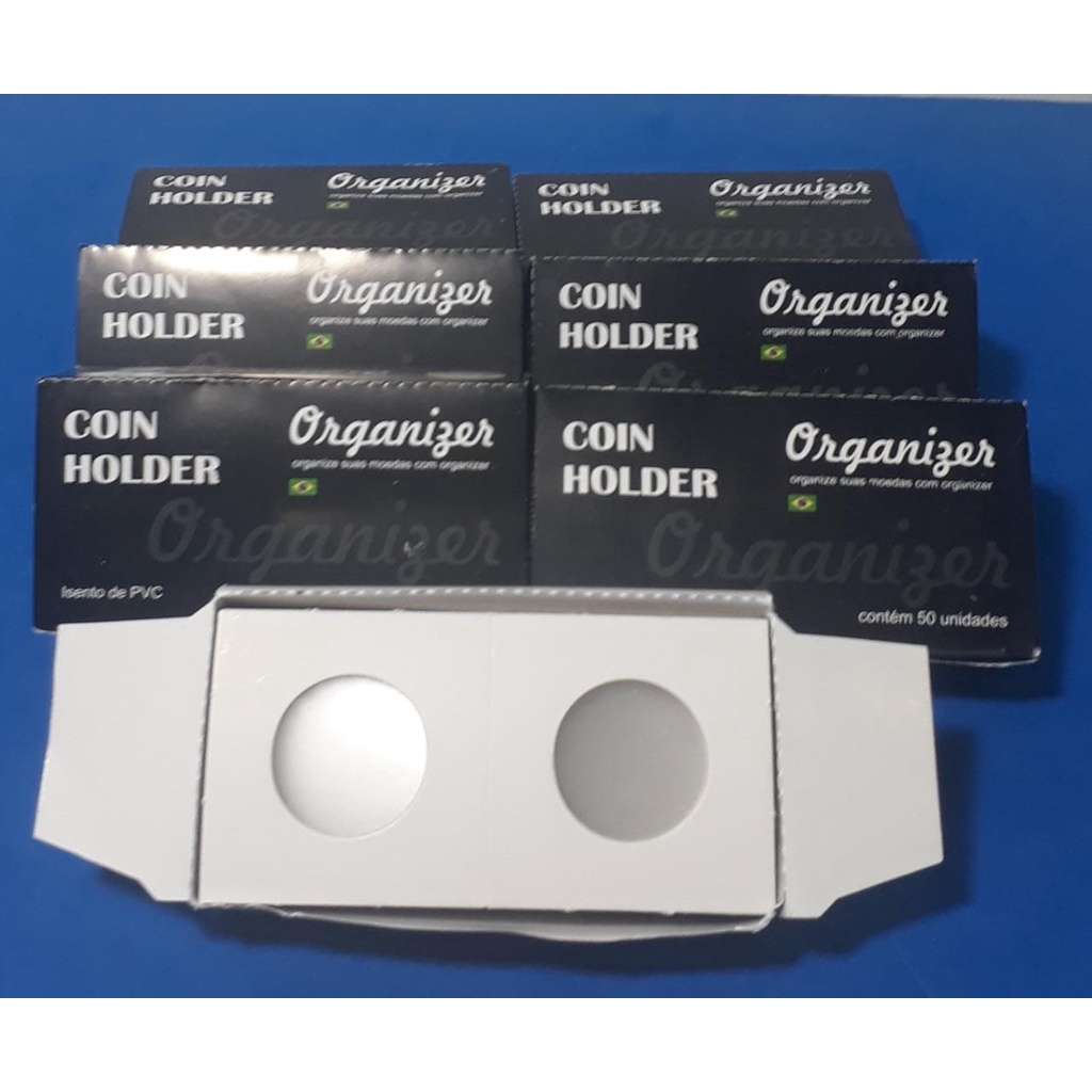 COIN HOLDER 20,5MM - PROTETOR DE MOEDAS Envelope de Moedas