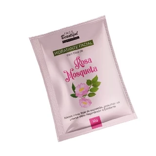 Sachê Hidratante Facial Face Beautiful Rosa Mosqueta 10g