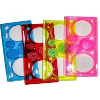 4 Réguas Mágicas Espirógrafo Mandala Spirograph Desenho