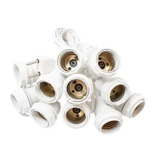 Kit Instalação Penteadeira Camarim com 10 Soquetes E27