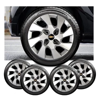 Jogo de Calotas aro 13 Onix / Celta / Corsa classic com Emblema