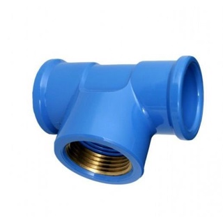 Kit 3 - Tee Azul Soldavel + Rosca 3/4 x 3/4 Azul