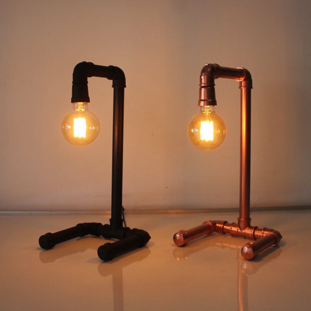 Luminária De Mesa Abajur Escritório Leitura Retrô Vintage Industrial | MODELO A5