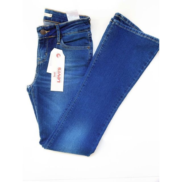 Calça levis feminina store cintura alta flare