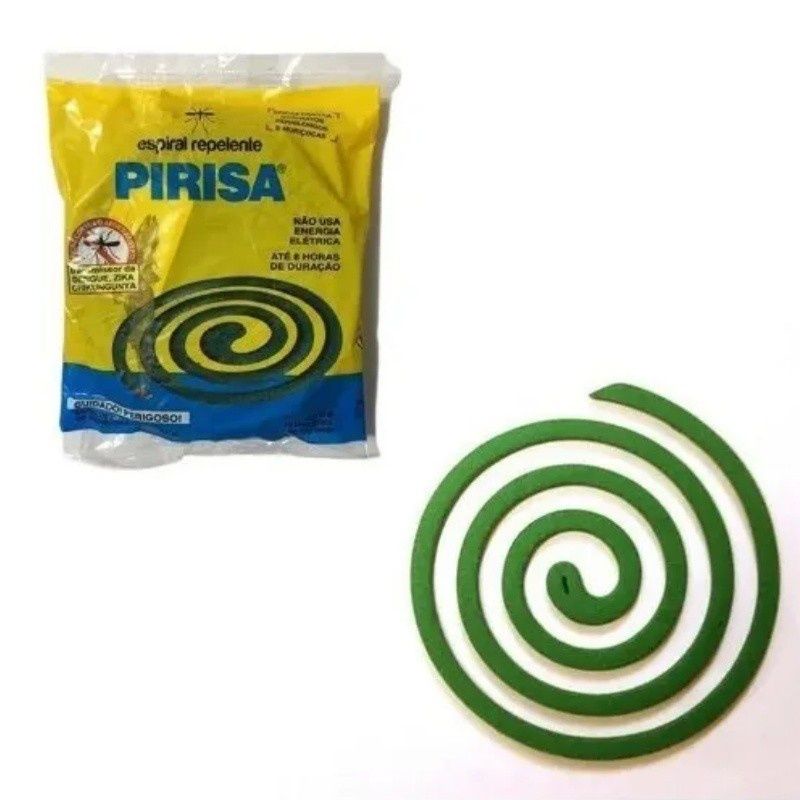 Repelente Espiral 10 Unidades Pirisa Envio Rápido