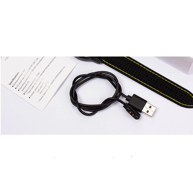 Carregador Cabo Usb Smartwatch Colmi Sky 1 Magnético Original