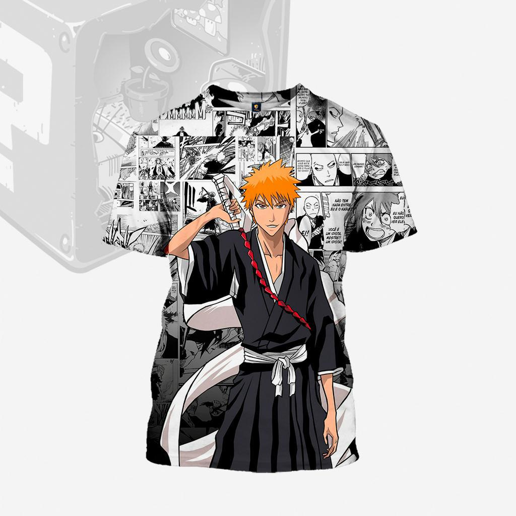 Camiseta Personalizada Anime Bleach Ichigo HD 01