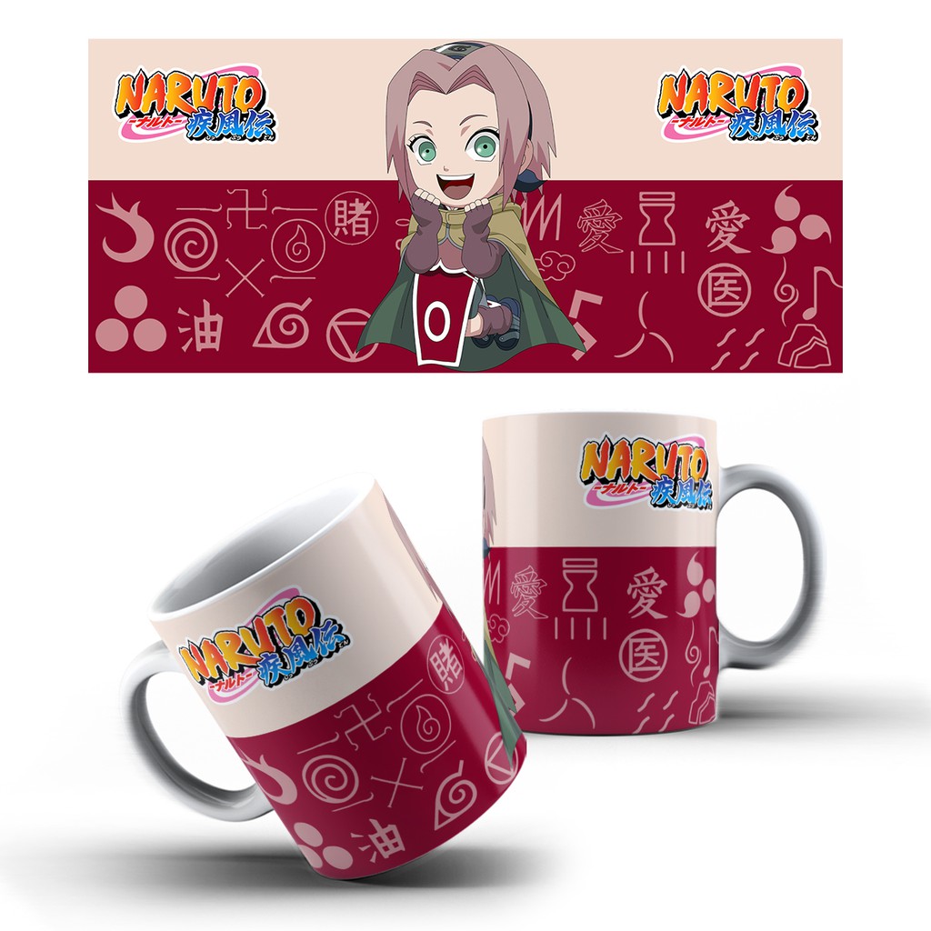 Caneca Otaku Naruto Clássico - Sakura Haruno Cute