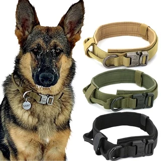 Coleira Tática + guia K9 Militar Policial Personalizada Nome Cão Cachorro Pet