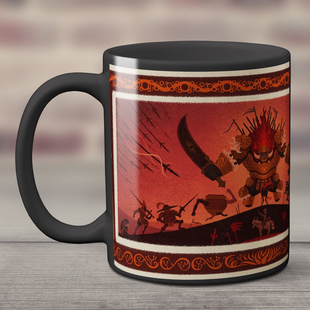 Caneca Elden Ring Radhan festival | Shopee Brasil