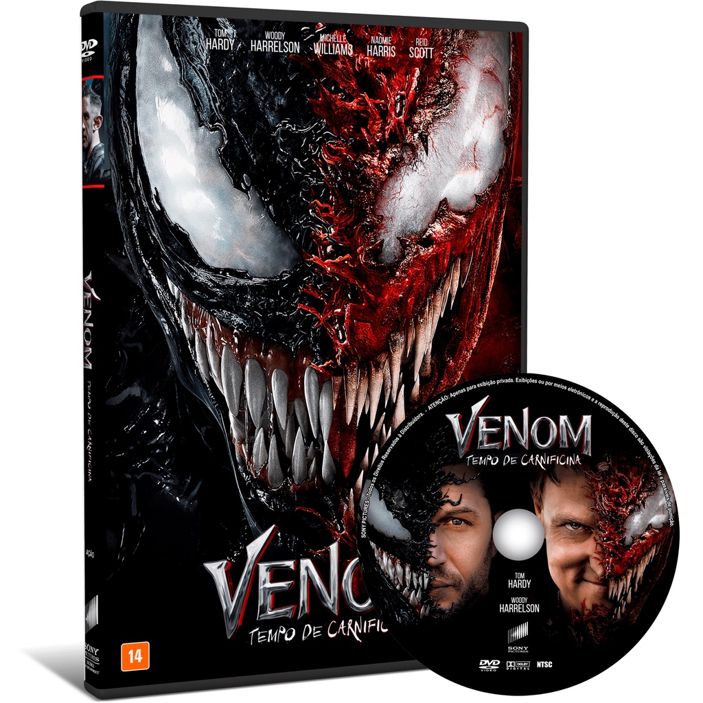 DVD Venom Tempo de Carnificina (2021)