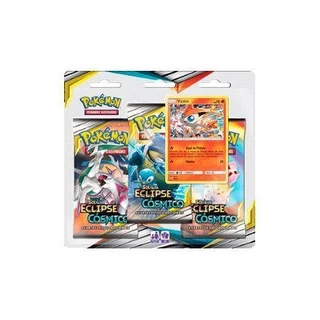 Blister Triplo - Sol e Lua 12 - Eclipse Cósmico - Victini