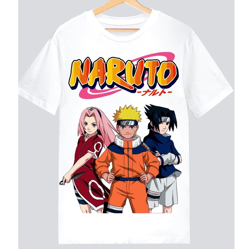 Camisa Camiseta Boruto Sarada Mitsuki Naruto Infantil Adulto Anime Desenho