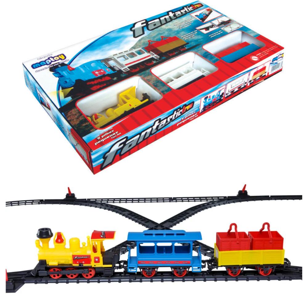 Trem Locomotiva Ferrorama Brinquedo Fantastic Trem - Maptoy em Promoção na  Americanas